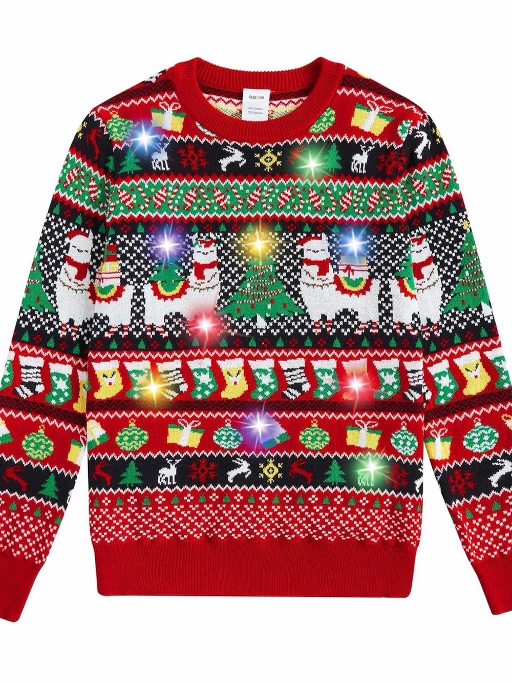 NWT Kids Ugly Christmas Sweater Size 5-6Y